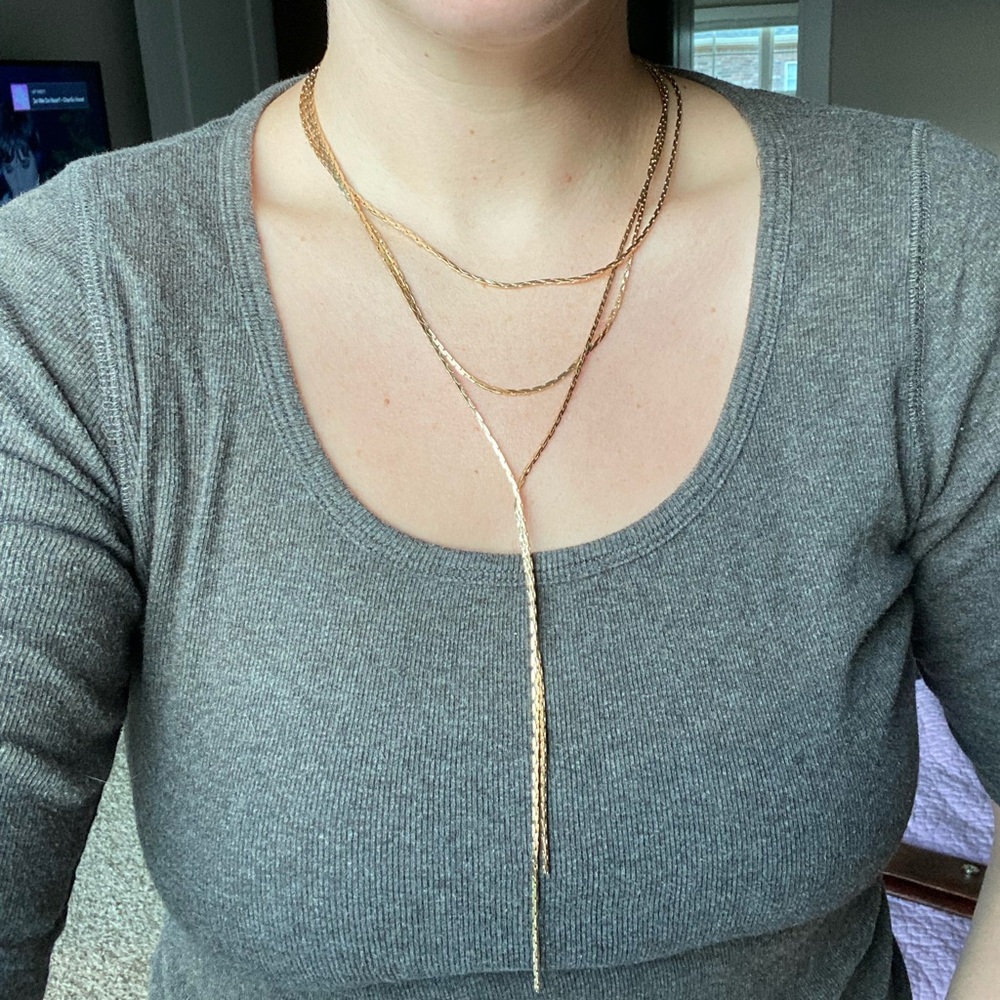 ASOS Gold Chain Layered Necklace